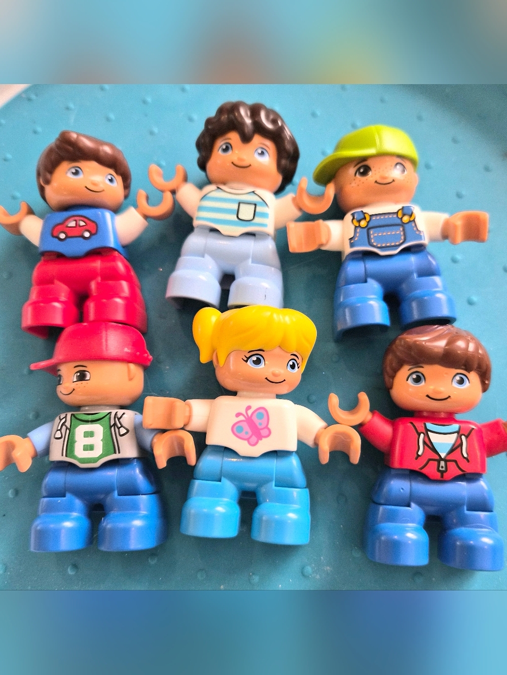 Lot Of 6 Mini Play Figures Good Condition